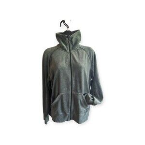 Women's Sport Jacket by Everlast Ladies Large Green Heather Long Sleeve